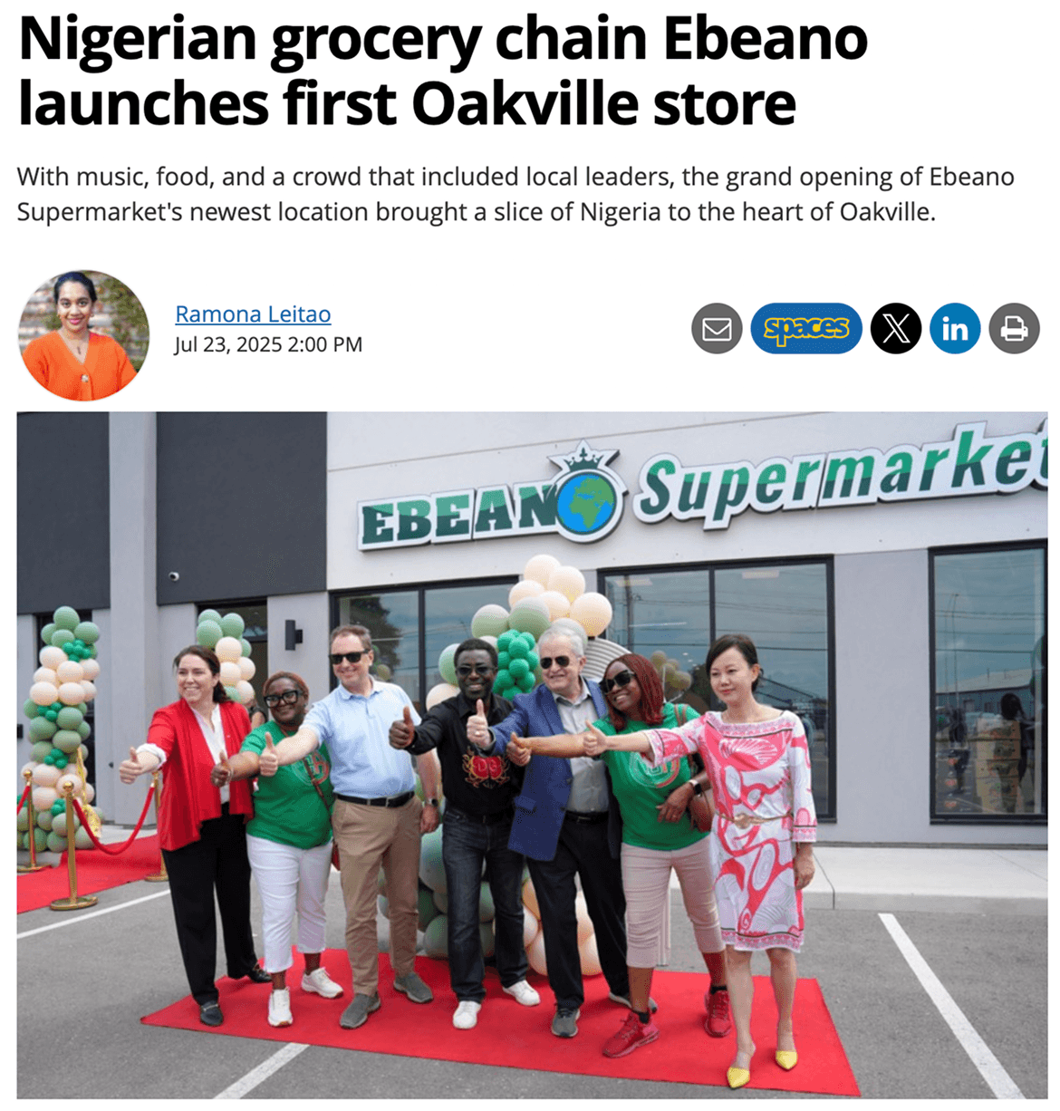 Ebeano Grocery Store